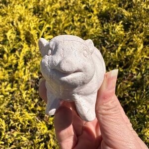 Pink Opal Pig Carving